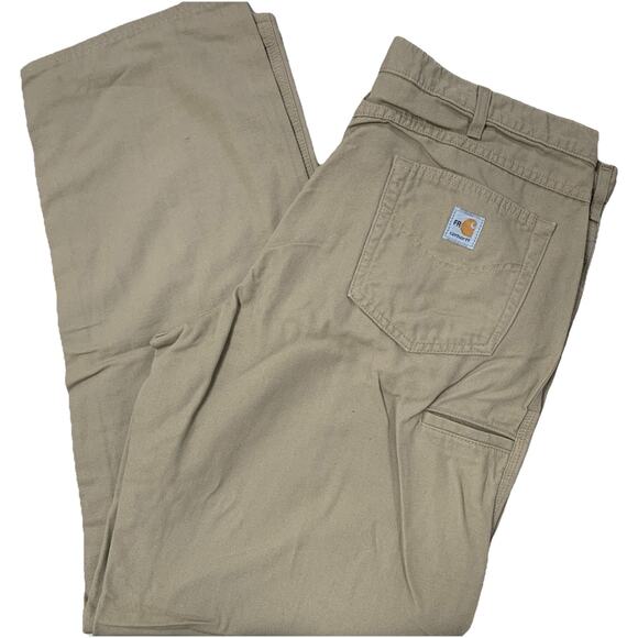 Carhartt Pants Mens Size 40 X 34 Flame Resistant Mid weight Canvas Jean Loose - Picture 1 of 8